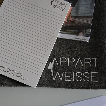 Appart Weisse Urlauben Am Wolfgangsee Sankt Gilgen Exteriör bild